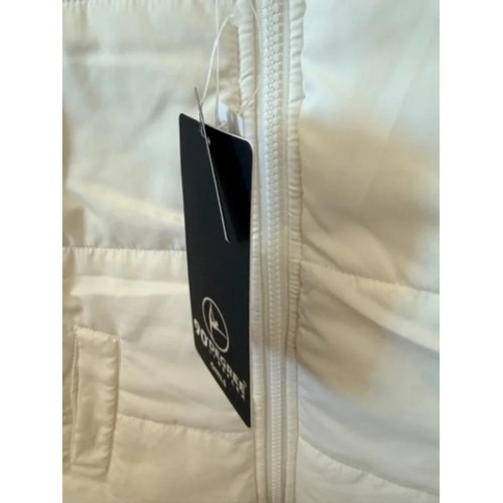 90 Degree by Reflex Girls White Lightstreme Follow Me Puffer Vest Size S 7-8 NWT